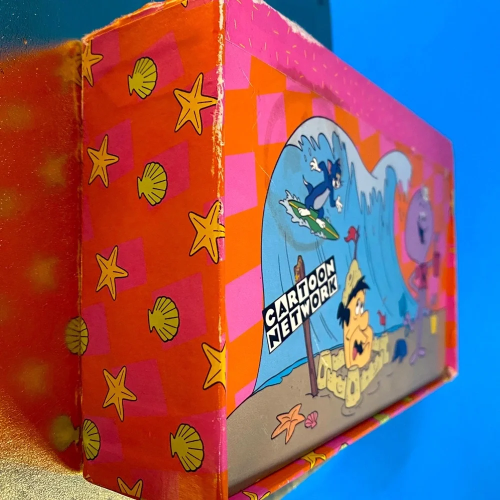 Cartoon Network 1994 Tom & Jerry, Fred Flintstone & Squiddly Diddly Pencil Box